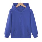 Red Full-Zip Hooded Jacket for Kids - Image 2
