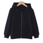Red Full-Zip Hooded Jacket for Kids - Image 5