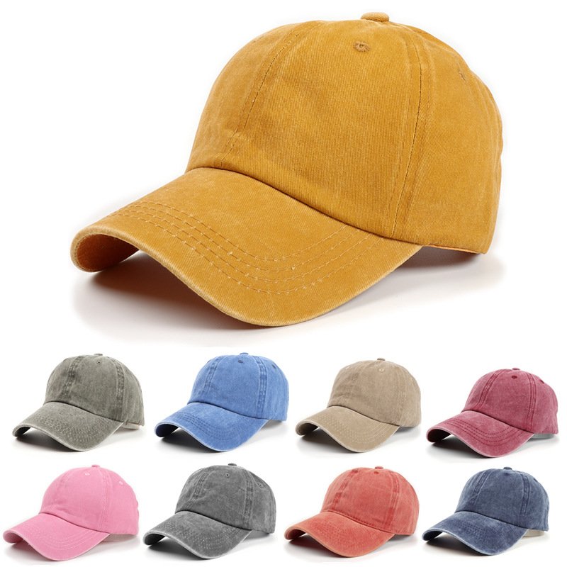 MZCHYHAM4257-media-1 Washed Cotton Dad Cap Multiple Colors Pakistan - Image 1