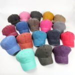 Washed Cotton Dad Cap Multiple Colors Pakistan - Image 2