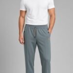 Grey Smart-Casual Knit Trousers