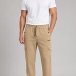 Khaki Cargo Knit Trousers