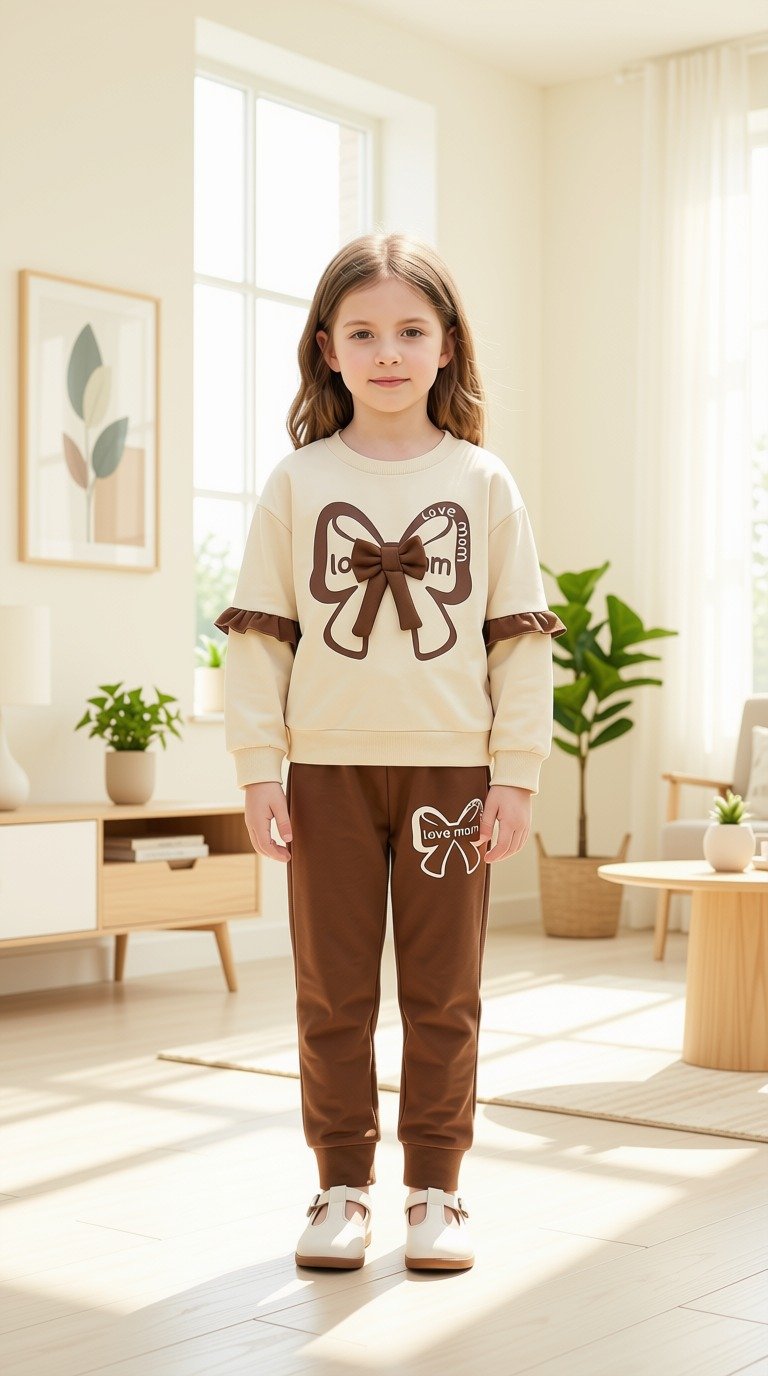 WhatsApp Image 2026-09-07 at 1.51.03 PM Cocoa Ruffle Tracksuit - Image 1