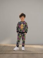Boys 2-Piece Sweatshirt & Sweatpants - Robot Graphic Print